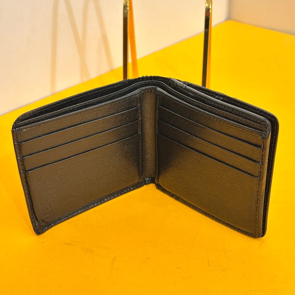 Gucci Mans wallet Black Mamab Black leather box quality and soft leather from GG - Picture 8 of 15